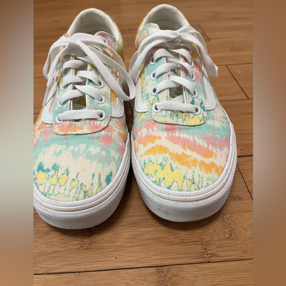Vans Pastel Tie-Dye Canvas Low-Top Sneakers - Picture 4 of 7